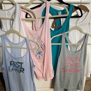 Lot of 6 Old Navy active tanks